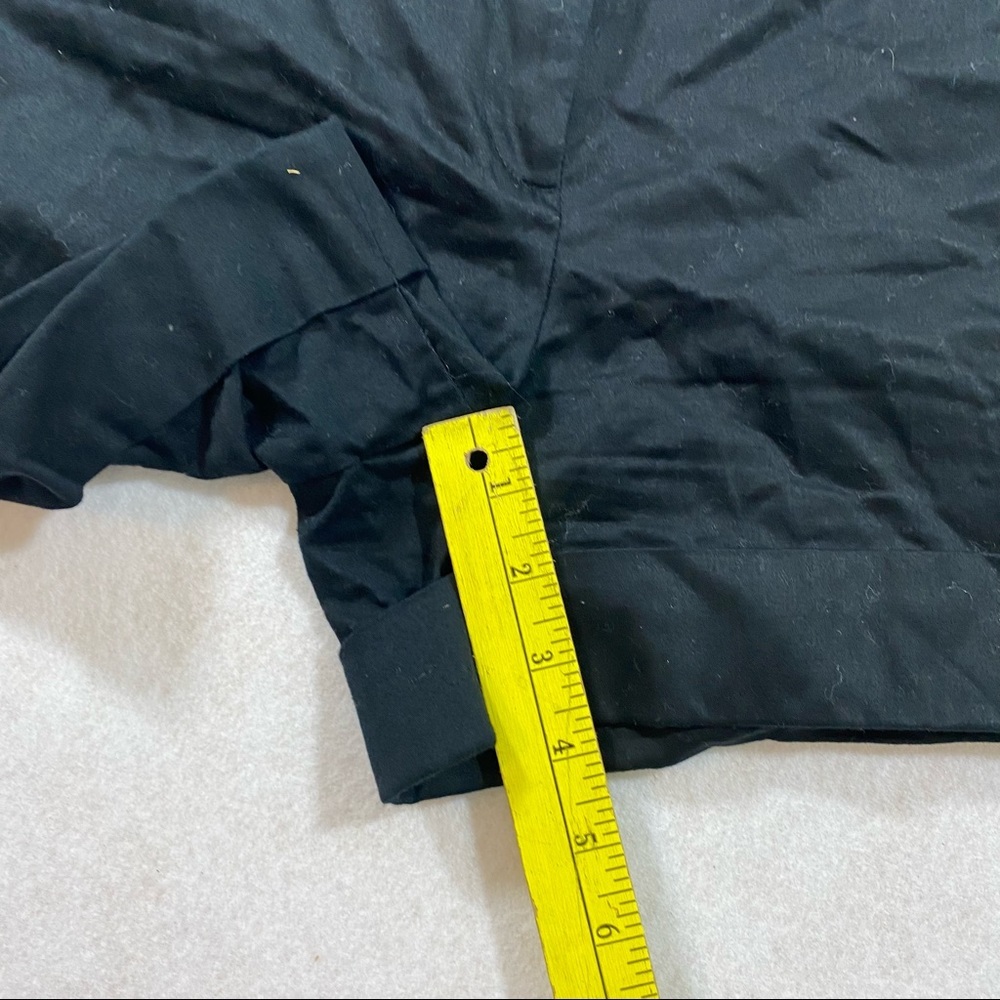 New York Dress Shorts black cotton Shorts Cuffed pockets - Picture 7 of 12